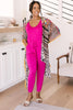 Jump In Jumpsuit In Hot Pink
