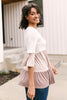 The Fanciful Flowing Top In Mocha