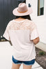 The Looking Around In Lace Top