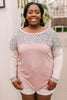 Maggie Raglan Top in Pink