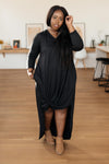 The Melanie Maxi Dress in Black