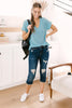 The Morning Bird Top in Blue