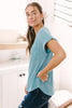 The Morning Bird Top in Blue