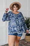 The Perfect Picnic Top in Navy