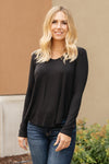 The Wendi Top in Ebony