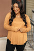 The Wendi Top in Harvest Orange
