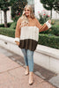 Three Times The Color Sweater in Toffee Combo