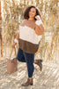 Three Times The Color Sweater in Toffee Combo