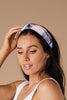 Tie Dye The Knot Headband In Pink & Purple