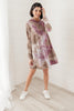 Tie Dye With A Hood Dress