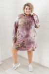 Tie Dye With A Hood Dress