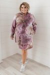 Tie Dye With A Hood Dress