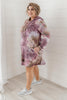 Tie Dye With A Hood Dress