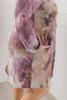 Tie Dye With A Hood Dress