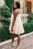 Tiered Halter Dress in Natural
