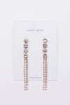 Tiered Tassel Drop Earrings