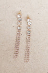 Tiered Tassel Drop Earrings