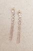 Tiered Tassel Drop Earrings
