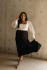 Tiered & Tied Skirt In Black