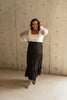 Tiered & Tied Skirt In Black