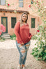 Tiffany Top in Rust