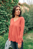 Tiffany Top in Rust