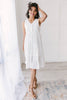 Time To Go Dress In White