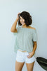 Tiny Twinkling Top In Sage