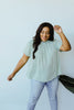 Tiny Twinkling Top In Sage