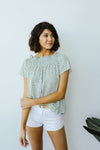 Tiny Twinkling Top In Sage