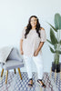 Tiny Twinkling Top In Taupe