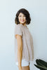 Tiny Twinkling Top In Taupe