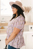 Turn On The Charm Peplum Blouse