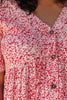 Red Flora Dress