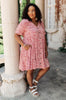 Red Flora Dress