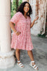 Red Flora Dress