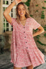 Red Flora Dress