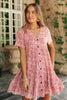 Red Flora Dress