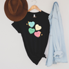 love hearts- black
