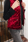 Velvet Luxury Quilted Vest