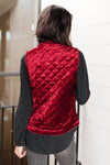 Velvet Luxury Quilted Vest