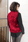 Velvet Luxury Quilted Vest