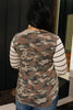 When Camo Meets Stripes Long Sleeve Top