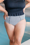 Where Stripes Meet Swim Bottoms