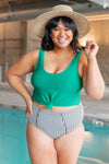 Where Stripes Meet Swim Bottoms