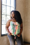 Wild N Tie Dyed Tank Green