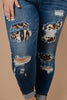 Wild Thing Leopard Patch Jeans