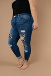 Wild Thing Leopard Patch Jeans