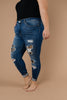 Wild Thing Leopard Patch Jeans