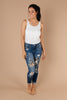 Wild Thing Leopard Patch Jeans